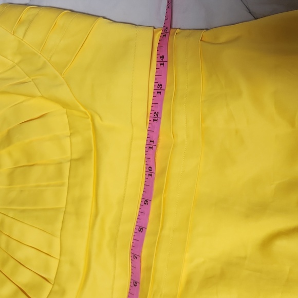 Calvin Klein Yellow Cocktail Dress, Size 6 - Picture 9 of 10